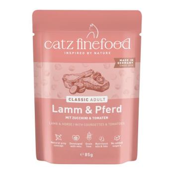 16x85g catz finefood tasakos nedves macskatáp-Bárány & ló kép