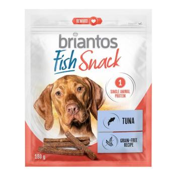 180g Briantos Fish Snacks Tonhal halsnack kutyáknak kép