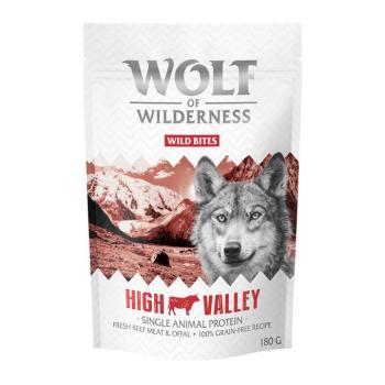 180g Wolf of Wilderness Wild Bites kutyasnack - High Valley - marha kép