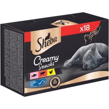 18x12g Sheba Creamy macskasnack multipackban kép