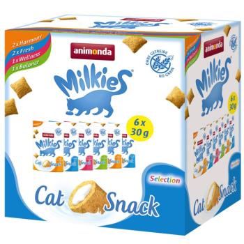 18x30g animonda Milkies ropogós párnácskák macskasnack vegyes csomagban kép