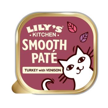 19x85g Lily's Kitchen Smooth Paté Selection nedves macskatáp - Pulyka & vad kép