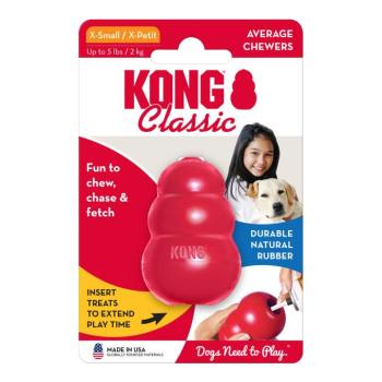1db KONG Classic kutyajáték, XS méret, kb. 5,72 cm kép