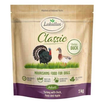 1kg Lukullus Classic pulyka & kacsa száraz kutyatáp új receptúrával kép