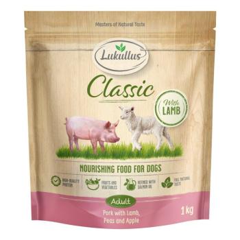 1kg Lukullus Classic sertés & bárány száraz kutyatáp új receptúrával kép