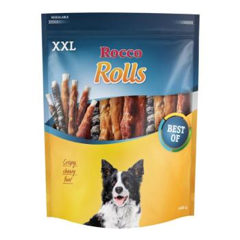 1kg Rocco Roll rágótekercs kutyasnack-mix: csirkemell, kacsamell, hal kép