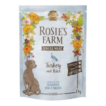 1kg Rosie's Farm Single Meat Senior pulyka & rizs száraz kutyatáp kép