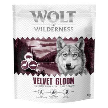 1kg Wolf of Wilderness "Velvet Gloom" - pulyka & pisztráng - gabonamentes száraz kutyatáp kép