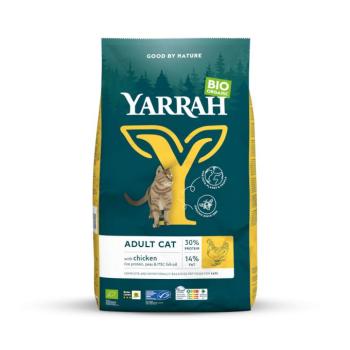 2,4kg Yarrah Bio csirke száraz macskatáp