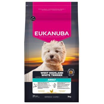 2,5kg Eukanuba Adult Breed Care West Highland White Terrier száraz kutyatáp kép