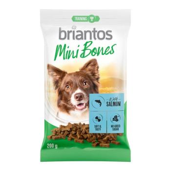 200g Briantos Mini Bones Lazac kutyasnack kép
