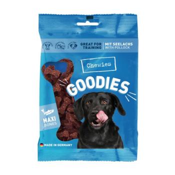 200g Chewies Goodies csontocskák fekete tőkehal kutyasnack kép