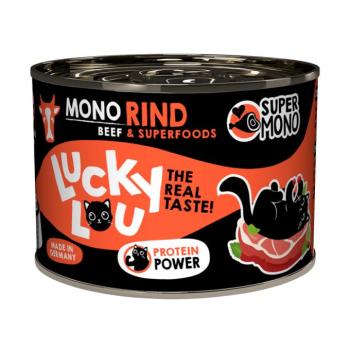 200g Lucky Lou SuperMono marha nedves macskatáp kép