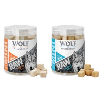 200g Wolf of Wilderness Mini RAW lazacfilé, csirkefilé fagyasztva szárított kutyasnack kép