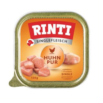 20x150g RINTI Singlefleisch gazdaságos csomag nedves kutyatáp - Csirke pur kép