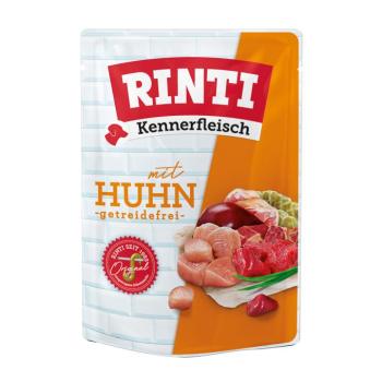20x400g RINTI Kennerfleisch tasakos csirke nedves kutyaeledel kép