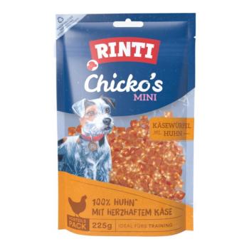 225g RINTI Chicko's Mini kutyasnack - Sajtkocka & csirke kép