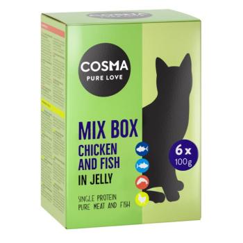 24 x 100 g Cosma Original tasakos nedves macskatáp vegyes próbacsomagban-mix 2 kép