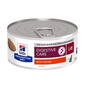 24 x 156 g Hill's Prescription Diet i/d Digestive Care csirke nedves macskatáp kép