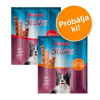 240g 24db Rocco Stick kutya jutalomfalat vegyes csomagban: marha & csirke + csirke & lazac kép