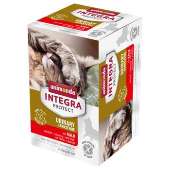 24x100g animonda Integra Protect Adult Urinary borjú nedves macskatáp kép