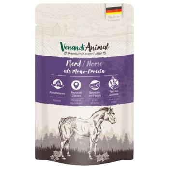 24x125 g Venandi Animal Monoprotein Ló nedves macskatáp kép
