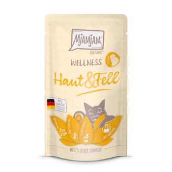 24x125g MjAMjAM Wellness Bőr & szőrzet csirke nedves macskatáp kép