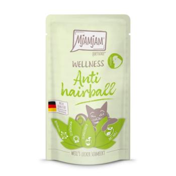 24x125g MjAMjAM Wellness Szőrlabda ellen csirke nedves macskatáp kép