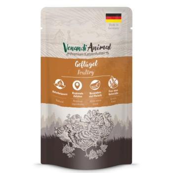 24x125g Venandi Animal szárnyas nedves macskatáp kép