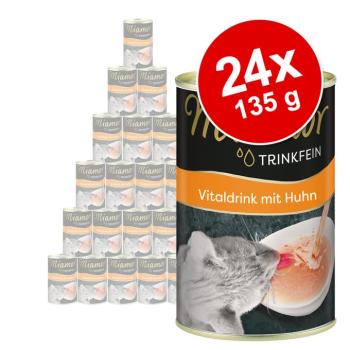 24x135ml Miamor Trinkfein Vitaldrink italkoncentrátum kiscicáknak - mix: 12x csirke + 12x tonhal kép