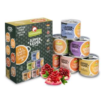 24x140g GranataPet Suppenkasper kóstolós nedves kutyaeledel csomagolás kép