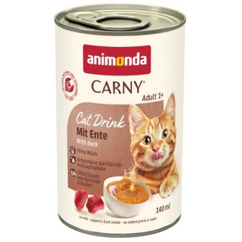 24x140ml animonda Carny Cat Drink kacsa macskaital étrend-kiegészítő kép