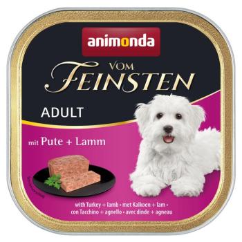 24x150g animonda vom Feinsten Adult pulyka & bárány nedves kutyatáp kép
