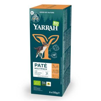 24x150g Yarrah Bio Wellness pástétom nedves kutyatáp 3 fajtával kép