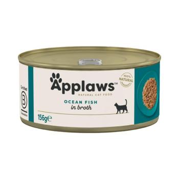 24x156g Applaws óceáni hal hallében nedves macskatáp kép