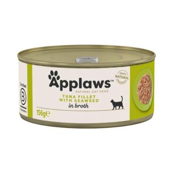 24x156g Applaws tonhal & tengeri alga hallében nedves macskatáp kép