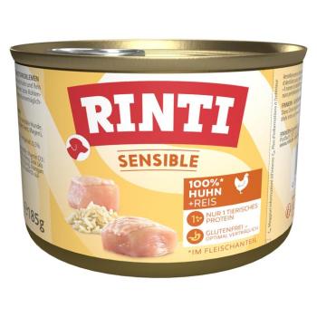24x185g RINTI Sensible csirke & rizs nedves kutyatáp kép