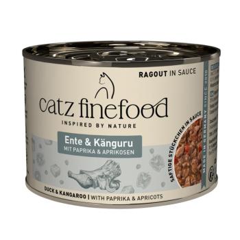 24x190g catz finefood ragout kenguru & kacsa nedves macskatáp kép