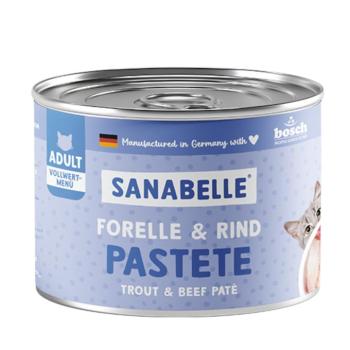 24x195g Sanabelle All Meat Pisztráng & marha nedves macskatáp kép