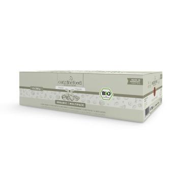 24x200g catz finefood Bio nedves macskatáp- Vegyes csomag (6 változattal) kép