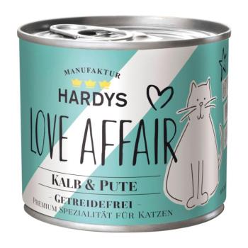 24x200g Hardys LOVE AFFAIR Borjú & pulyka nedves macskatáp kép