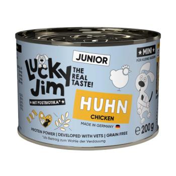 24x200g Lucky Jim MINI Junior csirke nedves kutyatáp kép