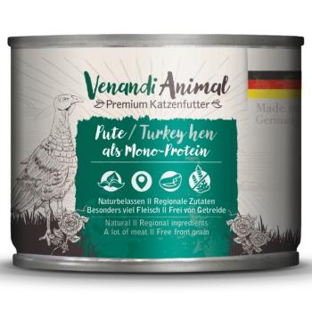 24x200g Venandi Animal Monoprotein Pulyka nedves macskatáp kép