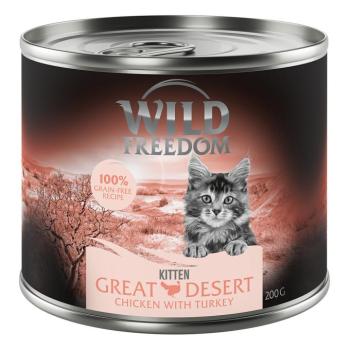 24x200g Wild Freedom Kitten "Wild Desert" - pulyka & csirke nedves macskatáp kép