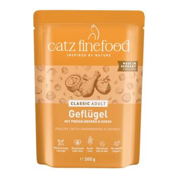 24x300g catz finefood szárnyas nedves macskatáp