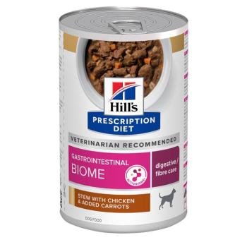 24x354g Hill's Prescription Diet Gastrointestinal Biome Ragu csirke nedves kutyatáp kép