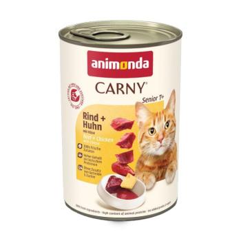 24x400g animonda Carny Senior marha, csirke & sajt nedves macskatáp kép
