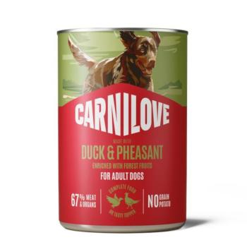24x400g Carnilove Dog Paté kacsa & fácán nedves kutyatáp kép