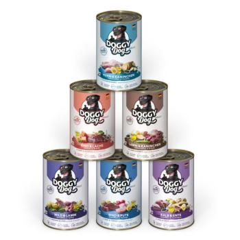 24x400g Doggy Dog Adult nedves kutyatáp mix 1 (6 változattal) kép
