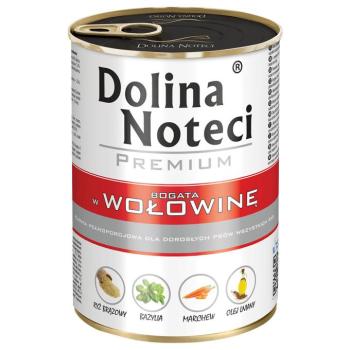 24x400g Dolina Noteci Premium nedves kutyatáp- Marha kép